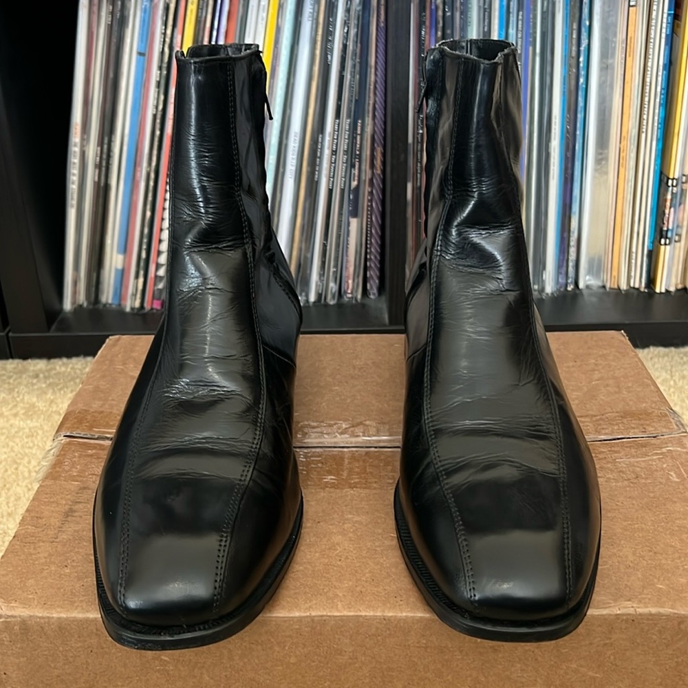 Florsheim Zip Ankle Boot - Black